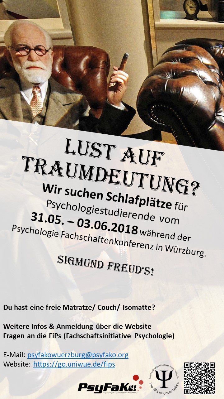 Schlafplatzwerbung Plakat