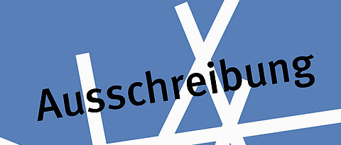 Logo der Fakultät mit dem Wort "Ausschreibung"