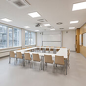 Seminarraum des neuen Chemie-Instituts.