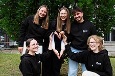 Annabel, Christiane, Finn, Miri und Laura