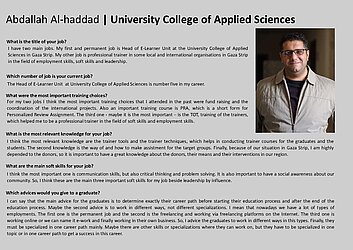 Transkript of the Interview of Abdallah Al-haddad