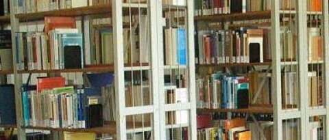 Bücher in einer Bibliothek; Foto: Universitätsbibliothek