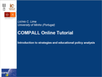 Introduction to strategies and educational policy analysis, reflection and online discussion