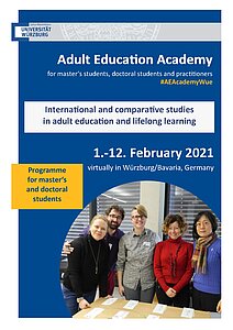 Programme of the Adult Education Academy 2021 for Master and Doctoral Students