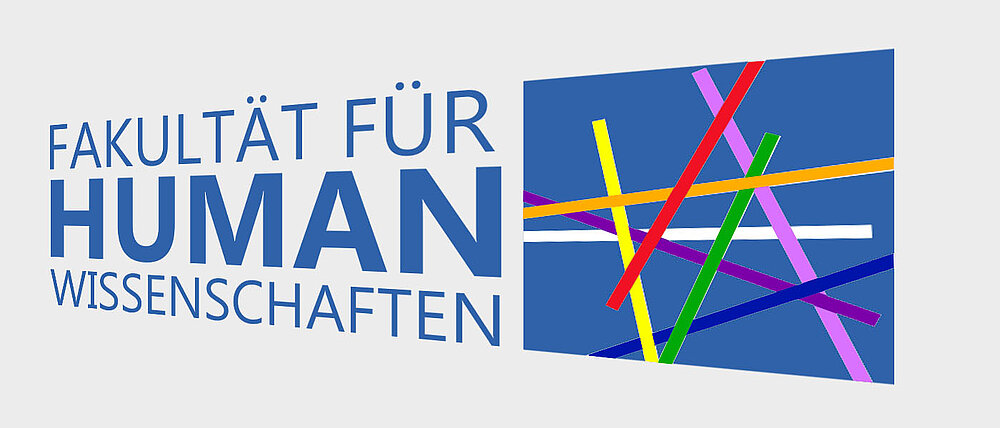 Logo der Fakultät für Humanwissenschaften in Diversity Farben
